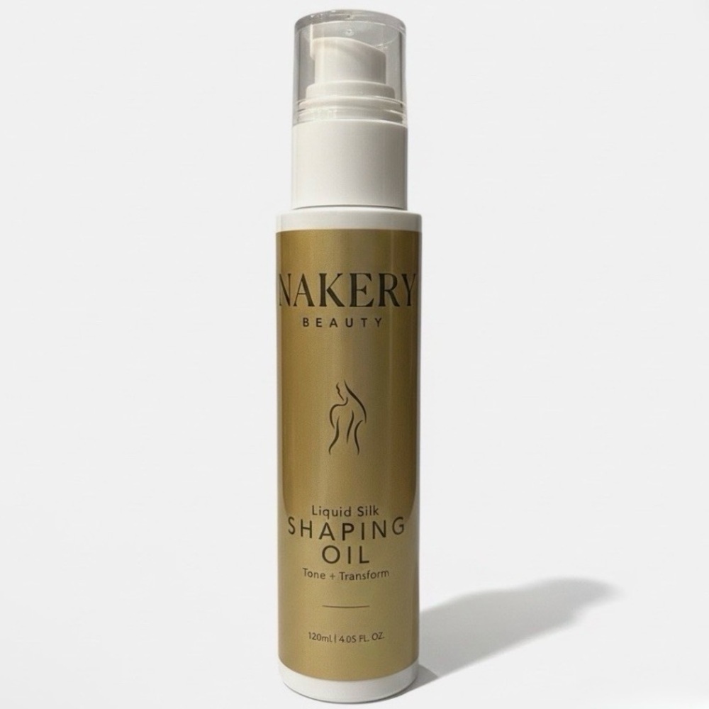 Nakery Beauty LIQUID SILK SHAPING OIL for BODY TONE + TRANSFORM Sealed 4.05 oz